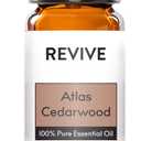 Atlas Cedarwood Essential Oil by Revive Essential Oils - 100% Pure Therapeutic Grade, for Diffuser, Humidifier, Massage, Aromatherapy, Skin & Hair Care