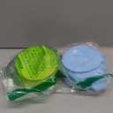 Stainless Steel Baby Bowls with Suction, 2-in-1 Toddler Feeding Set SUS304 Non-Toxic | Unbreakable & Anti-Scald | Super Strong Suction Base | Dishwasher Safe | Perfect Baby Gift - 2Pack 28.9 (Green/Blue)