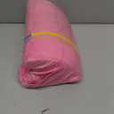 TALSTILA Foot Rest for Under Desk at Work, Footrest with Warm Plush Feet Pocket, Ergonomic Foam Foot Stool, Under Desk Footrests, for Office Desks & Office Chair - Back & Leg Pain Relief (Single Layer, Pink)