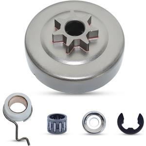 Haishine .325" 7T Clutch Drum Bell Worm Gear Washer Kit Fit STIHL MS250 MS230 MS210 MS 250 230 210 025 023 021 Chainsaw Parts