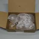 ANWIO G14 LED Globe Filament Bulb E12 Screw Base Dimmable 4.5W(60W Equivalent) 2700K Warm White Chandelier Edison Light Bulb(6-Pack) (Yellow)