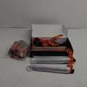 Pilates Bar Kit with Resistance Bands, Heavy Duty Pilates Equipment for Men, Strength Training Bar for Legs, Hip, Back, Arm, Abs, Chest, Shoulders, Portable Home Gym Full Body Workout Equipment (1-Orange)