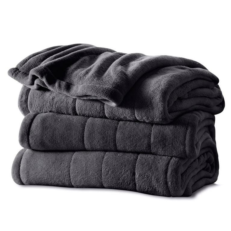 Sunbeam Microplush Heated Blanket 62x84in