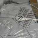 Seaside village Floor Lamp for Living Room, Arc Lamp with Adjustable Head, Modern Tall Lamp with On/Off Pedal Switch, Over Couch Standing Hanging Light for Reading, Bedroom, Office (Brown)