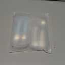 Kirecoo 2 Set Toddler Utensils, Toddler Forks and Spoons, Stainless Steel kids Silverware Set, Designed for Self Feeding Flatware Utensils with Travel Carrying Cases BPA Free (White & Aqua)