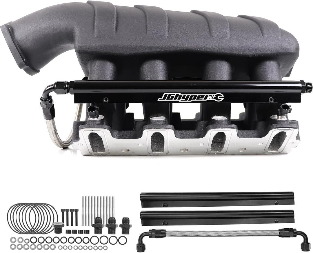 300-123 LS Hi-Ram EFI Intake Manifold for LS1 LS2 LS6 Black