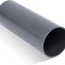 Glooglitter 8" Schedule 40 PVC Pipe, Gray Heavy Duty PVC Tubing, Large Diameter for DIY, Drainage, Pond, Dock & Home Improvement Projects(8" X 2')