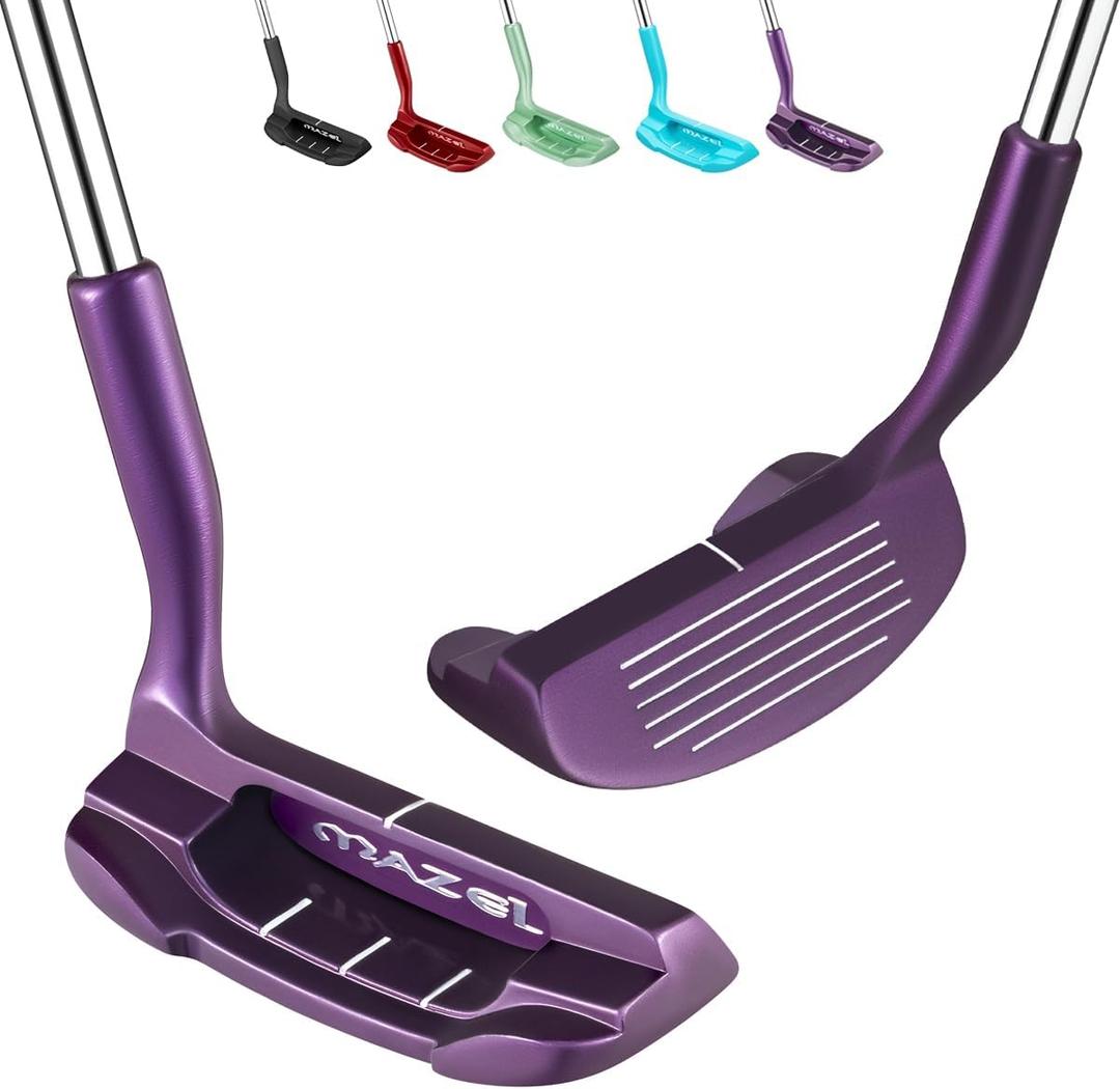 MAZEL Chipper Club Pitching Wedge for Men & Women,36/45 Degree - Save Stroke from Short Game,Right Hand (Purple, 45 Degree)
