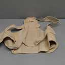 Fit Geno Back Brace Posture Corrector for Men & Women: Shoulder Straightener Adjustable Full Back Support Pain Relief - Scoliosis Hunchback Spine Corrector (Small) (Beige)