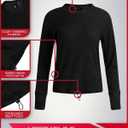 Spyder Womens Sweater - Lightweight Fall Fashion Womens Top - Wind Resistant Cozy Ribbed Pullover Knit Sweaters for Women, XL Size