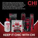 CHI for Dogs Small Dog Detangling Kit - 3-Piece Grooming Set with Detangling Spray, Double-Sided Brush, and Slicker Brush - Dog Grooming Essentials for Coats and Tangles (One Size)