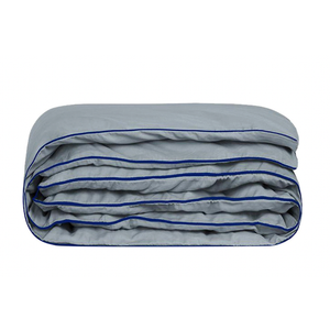Deepsleep Cooling Comforter, Full/Queen Size, NASA-Grade Space Technology Cooling Blanket for Hot Sleepers Night Sweats, Q-Max > 0.45 Aerocool™ Breathable, Cool Grey, 90"x90"