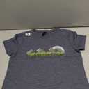 Mountain Trees Wildlife Outdoor Nature Vintage Forest Moon T-Shirt, Women, Small