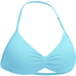 VOYJOY Impact Strappy Bra Sports Bras for Women Basic Crop Workout Sexy Tank Gym Yoga Bra (Blue, XL)