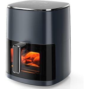 OLIXIS Air Fryer 6 Quart with Window Square Air Fryer 12-in-1 Air Fry, Roast, Reheat, Dehydrate, Bake, Steam, Fries, Custard, Chicken, Wings, Sea Food, Vegetabels,400F Grey OLIXIS Air Fryer 6 Quart with Window Square Air Fryer 12-in-1 Air Fry, Roast, Reheat, Dehydrate, Bake, Steam, Fries, Custard, Chicken, Wings, Sea Food, Vegetabels,400F Grey