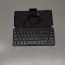 Universal Wireless Keyboards Ultra Light Portable Mini Keyboard with Adjustable Angle Stand & Leather Case,Computer Keyboards Rechargeable Travel Bluetooth Keyboard for iPad Android,Windows and iOS (Black)