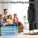 ZJBOX Digital Converter Box for TV,1080P ATSC tv Tuner Box with hdmi Output and 3RCA Cables Hidden Behind TVwith Power Adapter2-in-1 RemoteTV Program Recording&Playback,USB Media Player