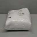 Lino Rosa White Sheer Semi Blackout Curtains 63 Inch Length for Nursery Girl,Room Darkening Bed Room Curtains 2 Panel Sets