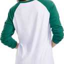 Tipsy Elves St. Patrick's Day Long-Sleeved Shirts for Women (White, S)