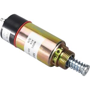 125-5771 Fuel Shut Off Solenoid 9X5312 For Caterpillar 3114 3116 3126 Engine 2 Terminals 12VDC