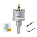 1-5/8 Inch Carbide Hole Saw, Hole Cutter Carbide Tipped with Pilot Drill Bit, TCT Hole Saws for Stainless Steel, Metal, Iron, Copper, Brass, Plastic, Wood