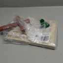 Ovootok Christmas Wooden Block Signs, Double-Sided Farmhouse Wood Table Sign, Desktop Easter Decorations Tiered Tray DIY Decor Centerpiece Rustic for Xmas Party Home Crafts Kitchen House (Grey)