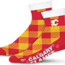For Bare Feet NHL Unisex Cozy Buff Cabin Sock Nhl (Red)