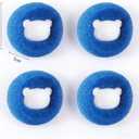 Pet Hair Remover for Laundry, 10 Pcs Effectively Capture Pet Fur in Washer & Dryer, Reusable Dryer Balls for Dog Cat Hair on Clothing, Orange and Blue Set