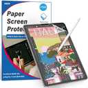 2 PACK Paper Screen Protector for iPad Air 5th/4th Generation, iPad Pro 11 inch (2022/2021/2020/2018), Matte PET Film for iPad Air 5/4(10.9"), Write and Draw Like on Paper, Anti-Glare Screen Protector