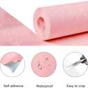 2 x seonta Pink Silk Contact Paper 16"x118" Peel and Stick Wallpaper Thick Waterproof Decorative Self Adhesive Vinyl Film Wrap Wall Paper for Cabinets Countertops Walls Table Desk