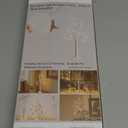 144 LED Artificial Lamp with Timer, DIY Birch Tree with Lights, USB/Battery Powered, Fairy Light Spirit Tree for Table Home Wedding Bedroom Christmas (Warm White)