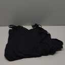 Amazon Essentials Women's Slim-Fit Camisole for Layering and Everyday Wear, Pack of 4, Black, Large