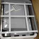 Cat Toilet with Lid and Pull-Out Tray (Gray, Enclosed)