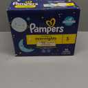 Pampers ZZZ Overnight Diapers, Size 5 (27+ lbs), 50 Count, Nighttime Protection Disposable Baby Diaper, Night Time Leak and Skin Protection