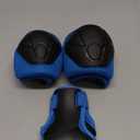 Kids Protective Gear Set SHENMOREN Knee Pads for Kids 3-10 Years Toddler Knee and Elbow Pads with Wrist Guards 3 in 1 for Skating Cycling Bike Rollerblading Scooter (Blue)