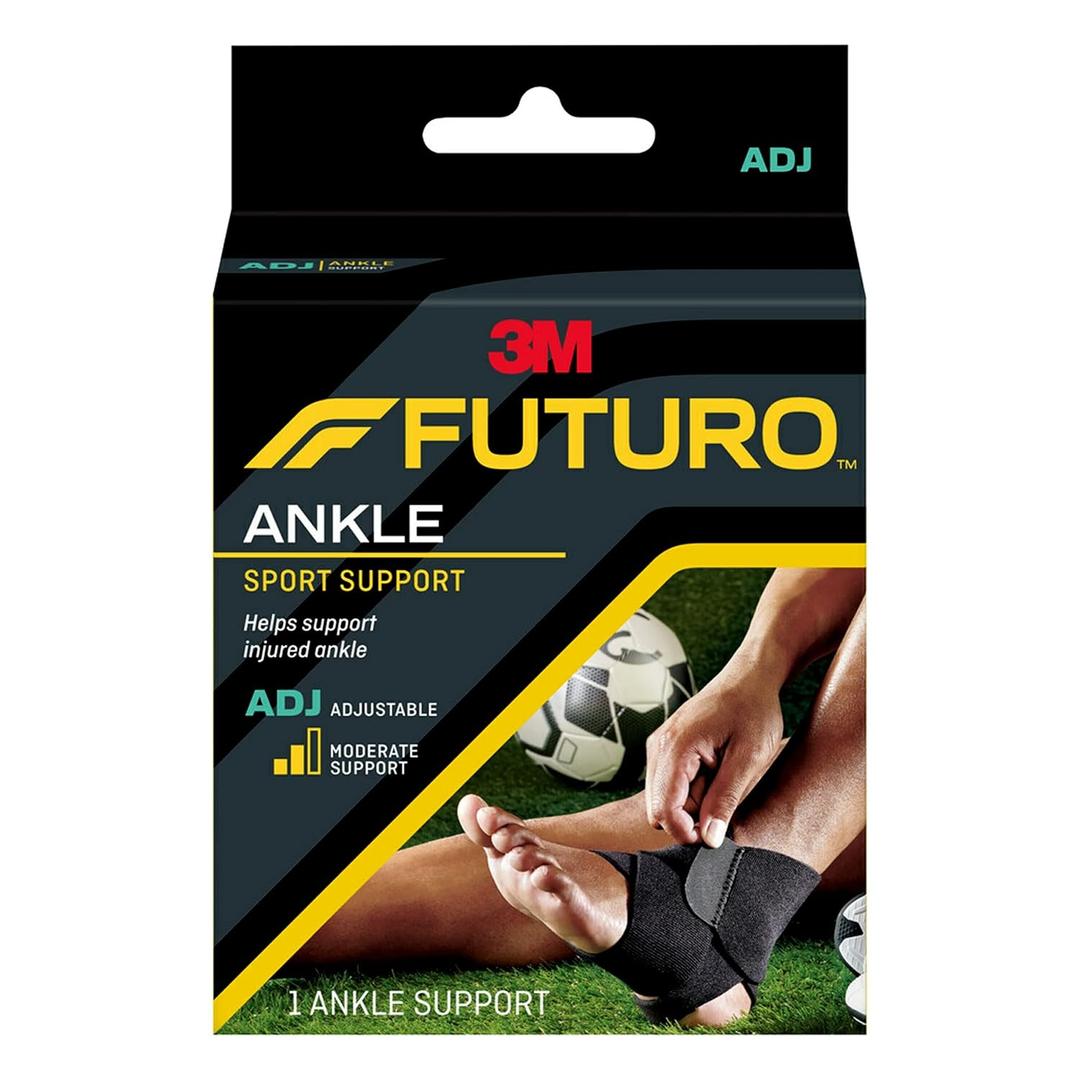 FUTURO Sport Ankle Support, Adjustable (1 Count (Pack of 1))
