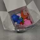 Bath Toys, 8 Pcs Light Up Floating Rubber Animal Toys Set, Flashing Color Changing Light in Water, Baby Infants Kids Toddler Child Preschool Bathtub Bathroom Shower Games Swimming Pool Party