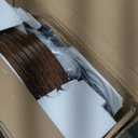 5-Tier Rotating Bookshelf, 360 Round Spinning Book Shelf Tower, Tall Skinny Wood & Metal Bookshelf for Corner/Office/Home, Modern Industrial Vintage Style (Black)