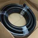 Sealproof Flexible PVC Pipe 1-1/2 Inch Dia Hose 50 FT Length, Black Tubing, Schedule 40, Premium Quality Made in USA