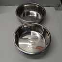 Stainless Steel Dog Bowls, Non Slip Dog Metal Bowls, 2 Pack Food and Water Pet Feeders Heavy Duty Dishwasher Safe (64oz, 8cup)