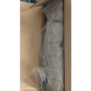 HollyHOME Lazy Chair with Foldable Ottoman, Accent Comfy Lounge Armchair and Folding Footrest Stool, Leisure Sofa Reading Chair and Footstool for Living Room, Bedroom, Dorm,Cotton-Linen Tan