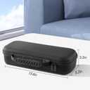 CoBak Hard Carrying Shell Case for PlayStation Portal Remote Player -with Screen Protective Cover, Accessories Storage Bag & Hard Shell for Ultimate Protection. (Black)