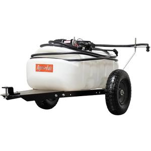 Agri-Fab 45-0615 Tow-Behind Sprayer with Boom and Spray Wand 15 - Gallon Capacity, 1.6 GPM, 100 PSI Sprayer Pump