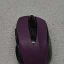TECKNET Wireless Mouse, 2.4G Ergonomic Optical Mouse, Computer Mouse for Laptop, PC, Computer, Chromebook, Notebook, 6 Buttons, 24 Months Battery Life, 2600 DPI, 5 Adjustment Levels (Purple)