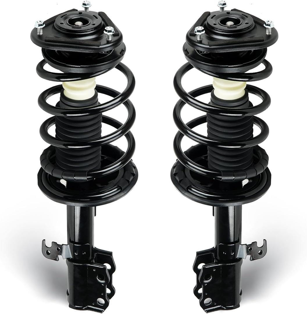 Front Complete Struts Assembly w/Coil Spring Shock Absorber Compatible with 2003-2008 Toyota Corolla, Replace for 172114 172115, 2Pcs