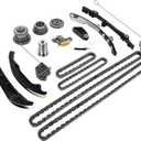 GELUOXI 3.6 Pentastar Engine Timing Chain Kit Replacement for 2011-2015 Chrysler 300 Dodge Charger Ram 1500 Jeep Grand Cherokee 3.6L V6 5184352AF 5184355AF 5047891AA