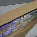 Realistic Artificial Flowers Bouquet Lavender Decor for Wedding Home Office 2pcs Set