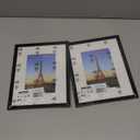 FIXSMITH Brown 8x10 Picture Frame Set of 2, Collage for Tabletop or Wall Display
