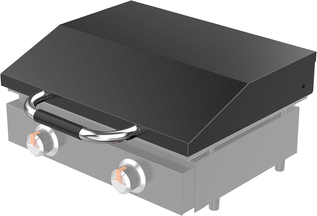 Universal Hinged Lid with Handle for Blackstone and Other Brand 22 Inch Griddles, 5011 Griddle Hard Cover Hood for Blackstone 22 Inch Griddle 1666, 2203, 2304, and Other 22in Tabletop Griddles