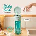HyperChiller EHC824 Iced & Hot Coffee Maker, Adjustable Flow/Strength Lever, Includes 20 Oz. Tumbler & Reusable Straw, Compatible with Coffee Grounds, Removable, Reusable Mesh Filter, Mint